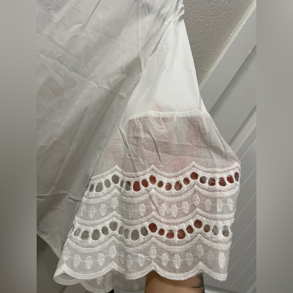 Flamingals Feminine Bohemian-Style Button-Down Blouse - Picture 7 of 7
